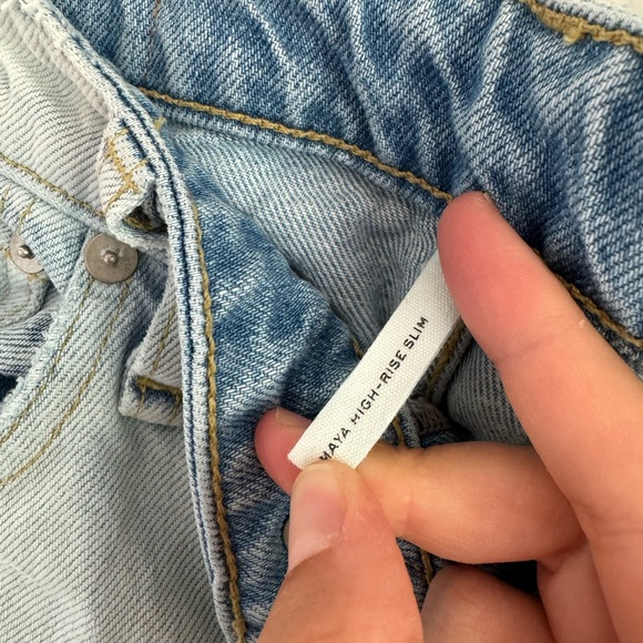 Rag & Bone Maya High Rise Slim Raven - Picture 7 of 8